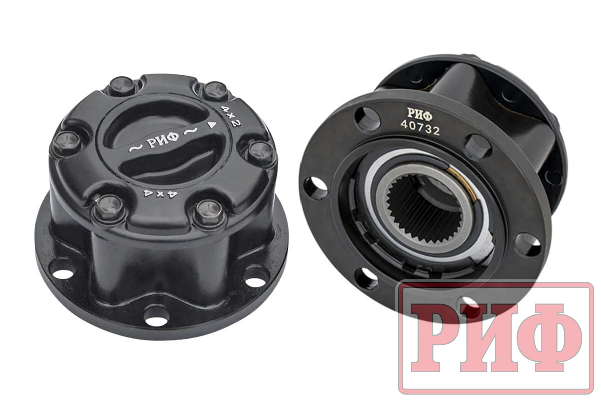 Хабы колесные РИФ для Nissan Patrol Y60/Y61 c болтами (12 шт.) усиленные