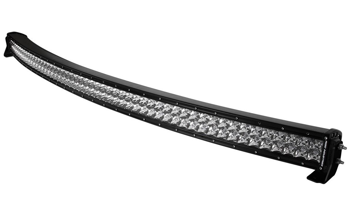 Светодиодная фара дальнего света РИФ 1245 мм 324W LED (изогнутая)