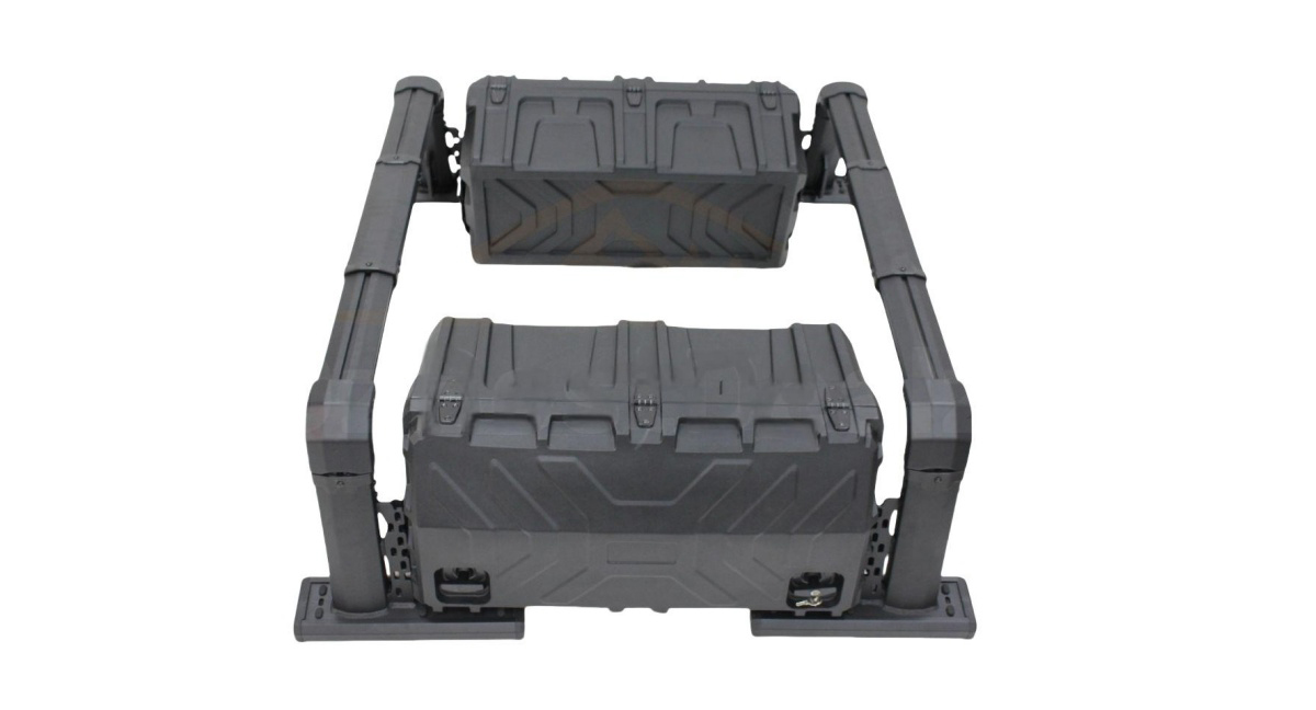 Силовой каркас-кунг Baja Racing (тип А) с 2-мя малыми боковыми ящиками Mitsubishi L200, Isuzu D-MAX, Nissan Navara