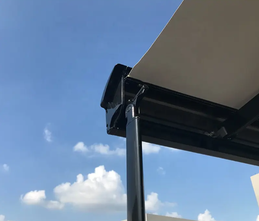 Маркиза автомобильная РИФ 3,0х2,5 м кассетная с электроприводом, корпус черный