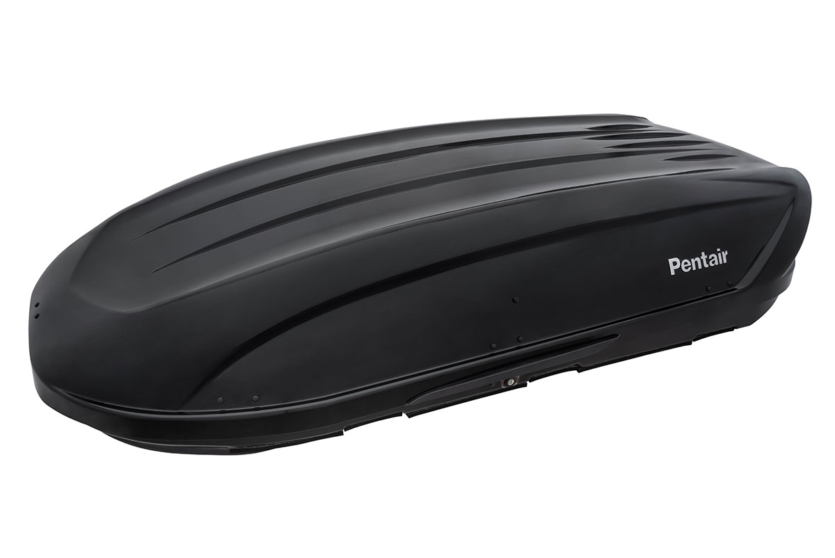 Бокс автомобильный на крышу Pentair CARAVAN 600L черный глянец, двусторонний