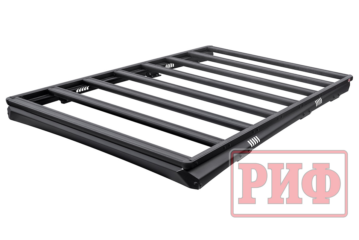 Багажник экспедиционный (платформа) алюминиевый РИФ 1150x2080 мм для Toyota Land Cruiser Prado 150 (с крепежом)