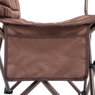 Кресло складное Helios 150 кг. коричневое