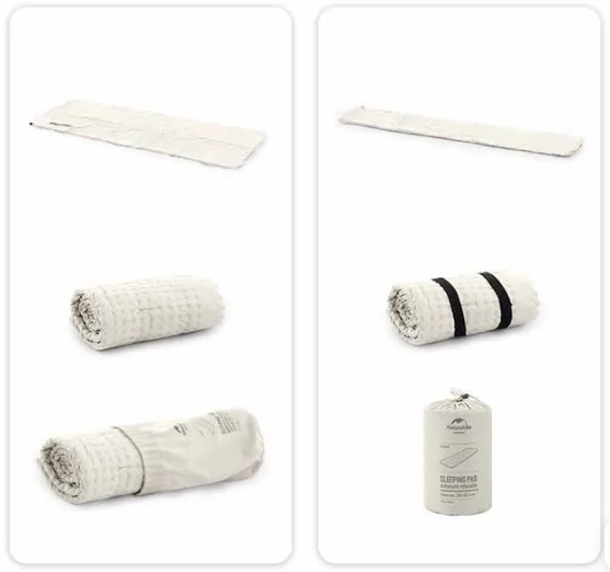 Коврик самонадувающийся Naturehike, 200x65x3 см, серый