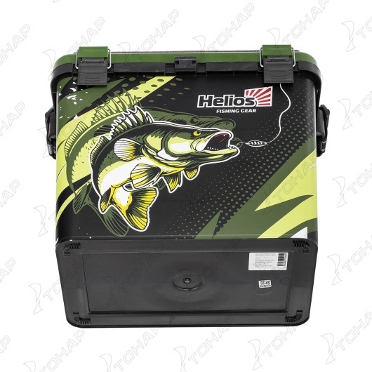 Ящик рыболовный зимний HELIOS ZANDER, 19 л, односекционный хаки