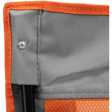 Кресло складное PREMIER туристическое, оранжевый/серый