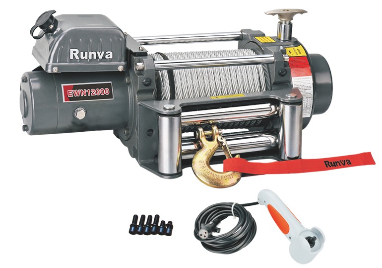 Лебёдка электрическая (индустр.) 24V Runva EWN12000U24V 5443 кг Лебёдка электрическая (индустр.) 24V Runva EWN12000U24V 5443 кг