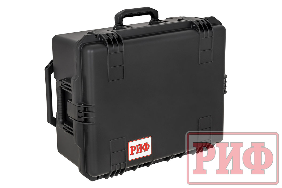Кейс защитный ударопрочный РИФ 625x500x297 мм на колесах с телескопической ручкой