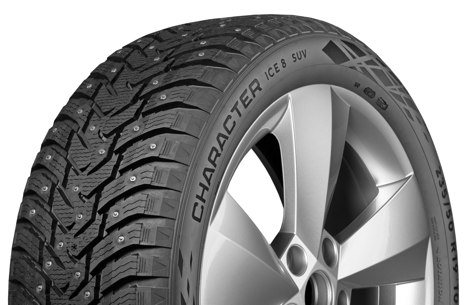 Шина IKON Tyres Character Ice 8 SUV 215/70 R16 104T XL (Nordman 8 SUV) шипованные