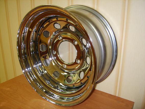 Диск усиленный Toyota Land Cruiser 100 стальной хромированный 5x150 8xR16 d113 ET-14