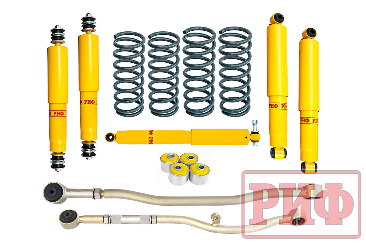 Лифт-комплект РИФ Nissan Patrol Y61 2000+ лифт 50 мм жёсткий (левый руль)