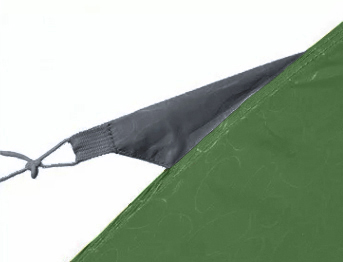 Палатка Naturehike P-Series 2-местная, алюминиевый каркас, зеленая