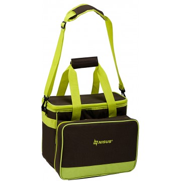 Набор для пикника на 4 персоны NISUS коричнево-зеленый