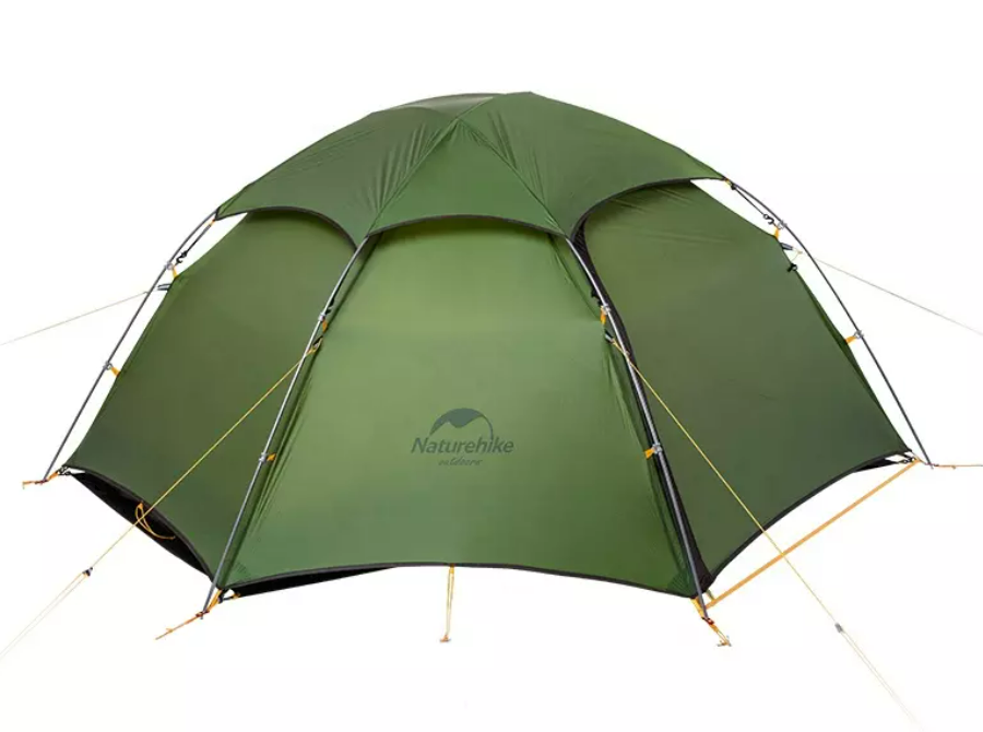 Палатка Naturehike Cloud Peak 20D Si 2-местная, алюминиевый каркас, зеленая