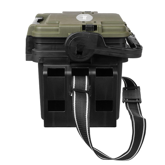 2 Ящик форелевый NISUS 30x21.5x25 см, черный с зеленым