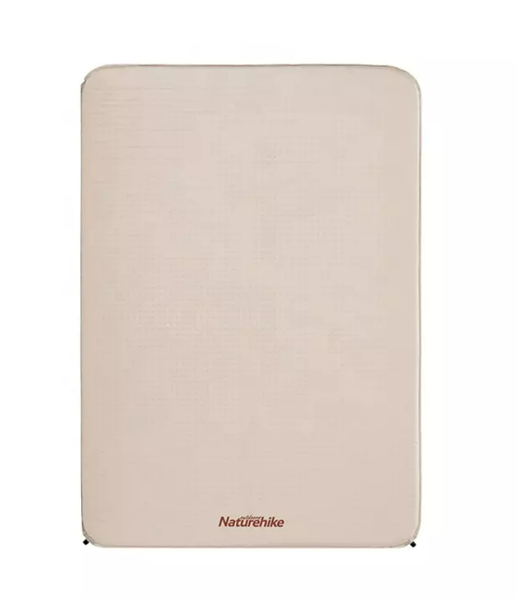 Коврик самонадувающийся Naturehike двойной 200х135х3 см, бежевый