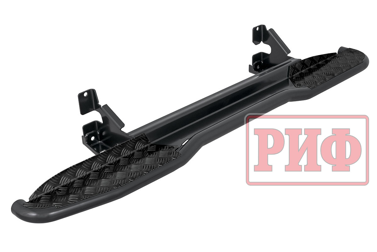 Пороги РИФ силовые Toyota Land Cruiser Prado 150 (чёрные)