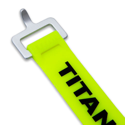 Ремень крепёжный TitanStraps Super Straps желтый L = 46 см (Dmax = 12,7 см, Dmin = 3,2 см)