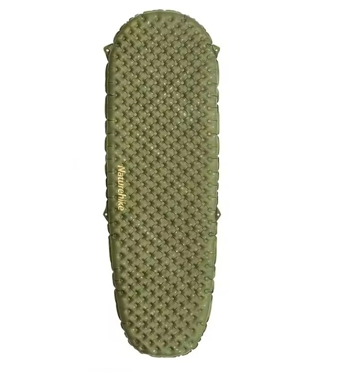 Коврик надувной Naturehike 183х64х7 см, зеленый