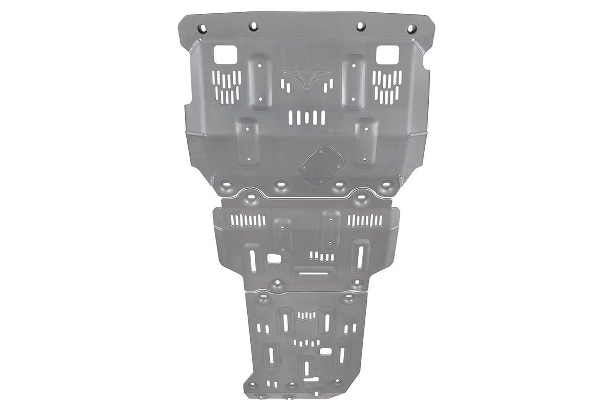 Защита Falcon радиатора, картера, РК, КПП для Haval H5 4 2.0T, бензин, (2023+), алюминий, 8 мм