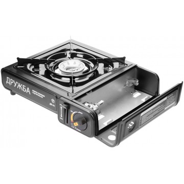 Плита газовая TOURIST ДРУЖБА, портативная, в кейсе