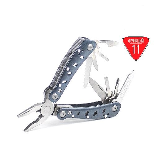 Мультитул Ganzo G2019S, 11 предметов, цв.синий