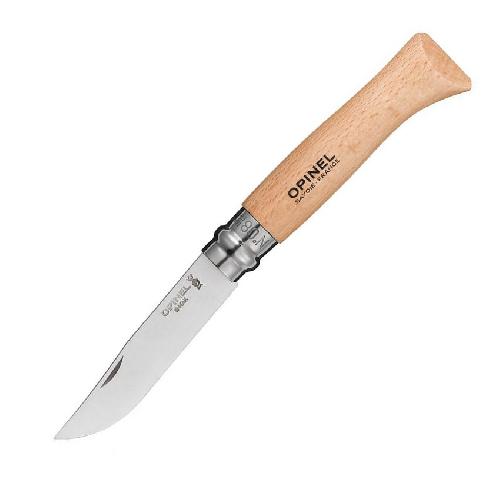 Нож Opinel №8, нержавеющая сталь, рукоять из бука Нож Opinel №8, нержавеющая сталь, рукоять из бука