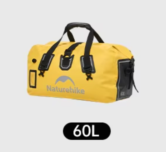 2 Гермосумка Naturehike 60 л ПВХ (желтая)