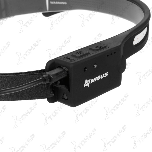 3 Фонарь налобный сенсорный LED-200 LM, COB-200LM, IPX4, USB