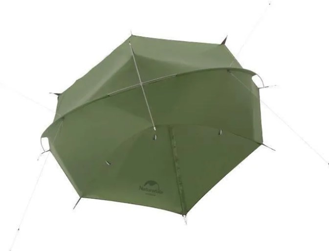 Палатка Naturehike Tagar Si 2-местная, алюминиевый каркас, сверхлегкая, зеленая