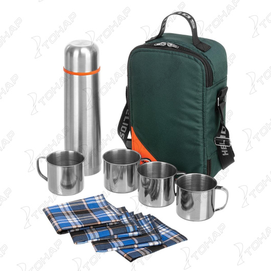 Набор для пикника на 4 персоны HELIOS, с термосом