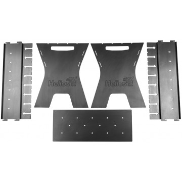 1 Мангал разборный Helios Жарыч (2 мм), с сумкой