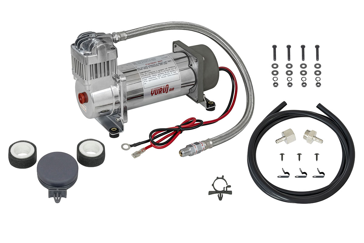Компрессор автомобильный стационарный YURUI 12В 65 л/мин 10,2 атм