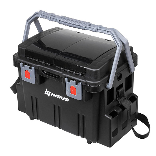Ящик форелевый NISUS 44x30x33 см, черный