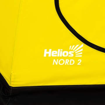 Палатка-зонт зимняя HELIOS NORD-2 Утепленная (желтый/черный) Палатка-зонт зимняя HELIOS NORD-2 Утепленная (желтый/черный)
