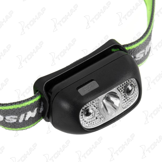 2 Фонарь налобный NISUS 3056S, сенсорный 120 LM, IPX4, USB 3056S