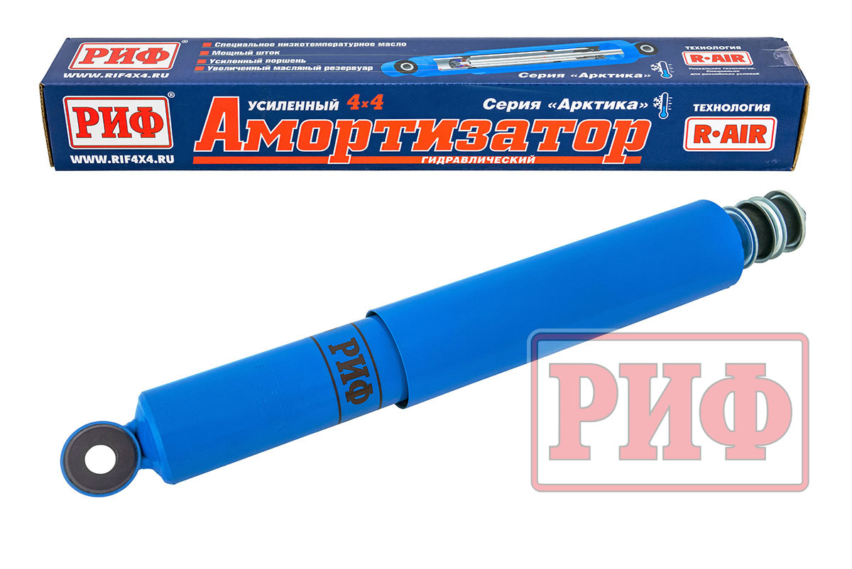 Амортизатор усиленный РИФ "Арктика" задний Toyota Land Cruiser 80/105 лифт 50 мм