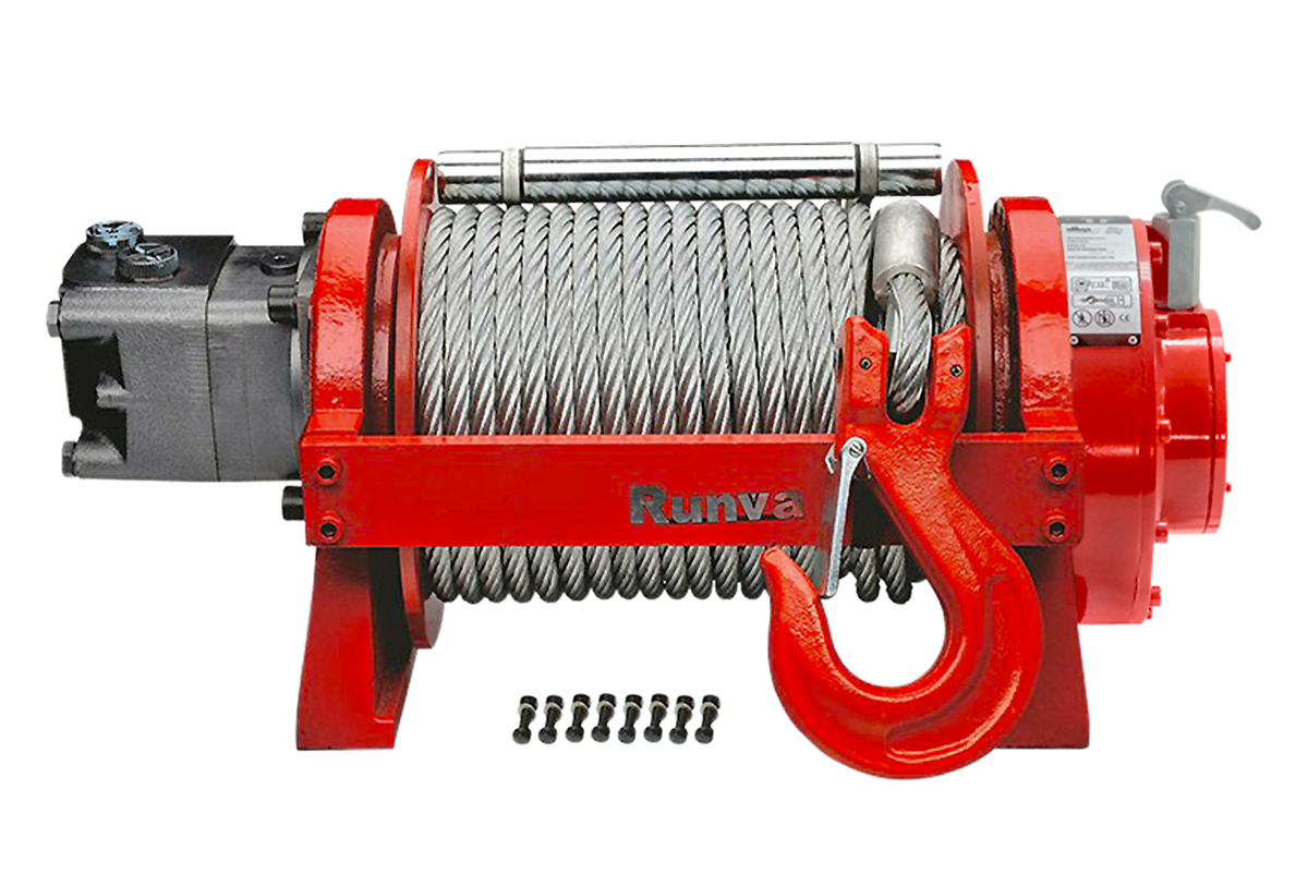 Лебёдка гидравлическая Runva 20000 lbs 9072 кг