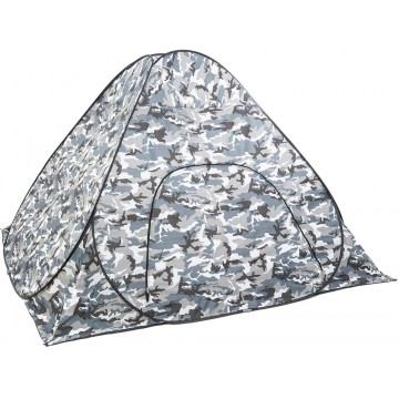 Палатка зимняя PREMIER автомат 2,5х2,5х1,6, КМФ, дно на молнии