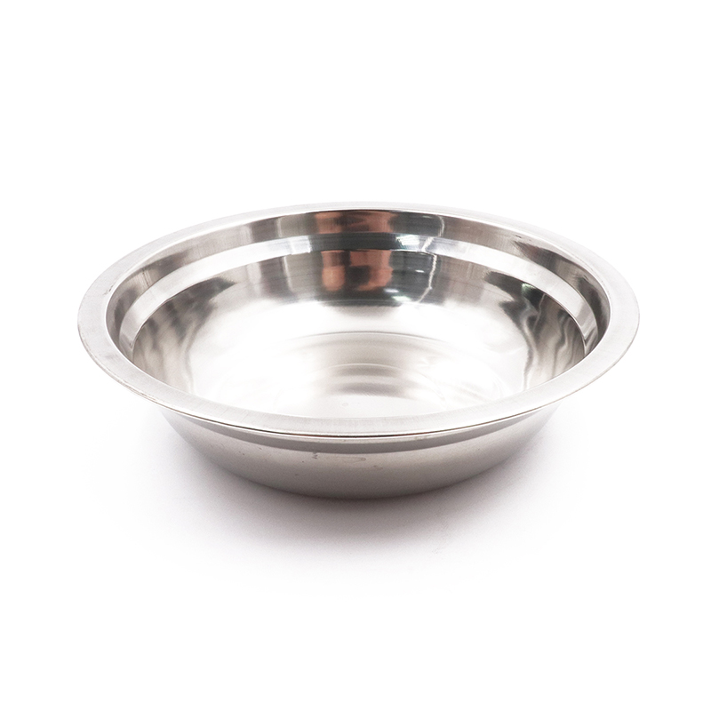 Миска "СЛЕДОПЫТ" нержавеющая сталь, d - 17 см, h - 4,3 см, 650 мл.
