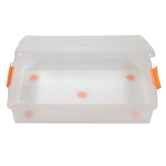 3 Короб для хранения IRIS THIN BOX 34л, прозрачный