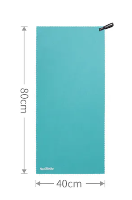 1 Полотенце кемпинговое Naturehike MJ01, бирюзовое 1 Полотенце кемпинговое Naturehike MJ01, бирюзовое