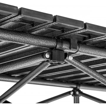 Стол складной Premier 120x55x65см., реечная столешница алюминий, с отделением под посуду