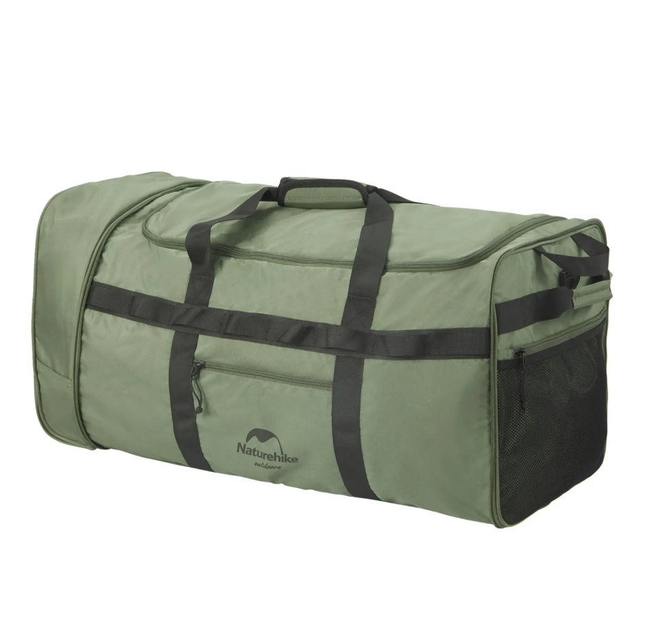 Сумка дорожная Naturehike XS03 Folding Tug Bag, с колесами, 88 л., зеленая