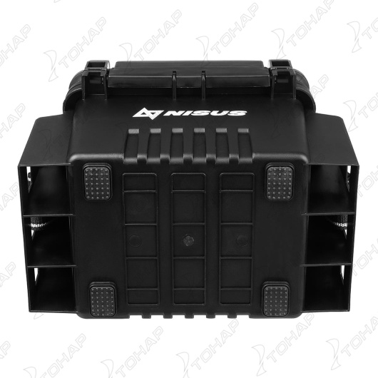 Ящик форелевый NISUS 30x21.5x25 см, черный с зеленым