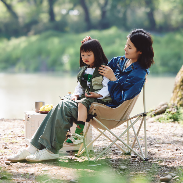 3 Кресло туристическое Naturehike Stellaluna T01 складное, 45х45х66 см, до 110 кг, бежевое