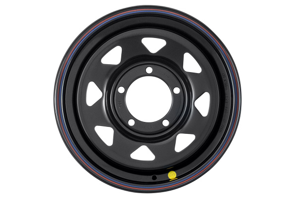 Диск усиленный УАЗ стальной черный 5x139,7 7xR16 d110 ET+30 (треуг. мелкий)