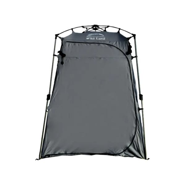 Палатка Wild Land душ-туалет, быстросборный, алюминиевый каркас, серо-зеленый