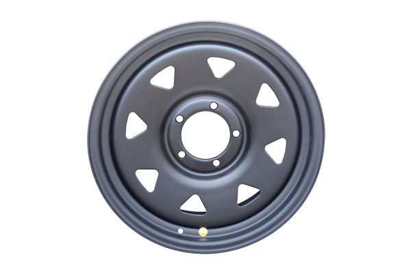 Диск усиленный для ГАЗ Соболь, УАЗ, Dodge Ram 1500 стальной черный (матовый) 5x139,7 8xR18 d110 ET+20