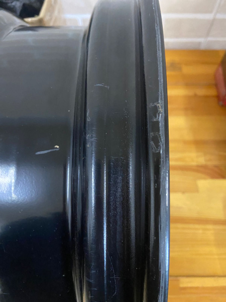 2 Диск усиленный Тойота Ниссан стальной черный 6x139,7 8xR16 ET0 (треуг. мелкий) (уценка)